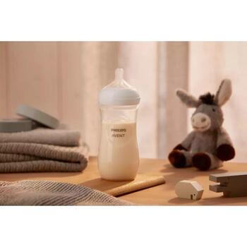 Philips Avent Natural Response детская бутылочка SCY906/01, 330 мл, 3m+, быстрый поток соски, антиколиковый клапан, без BPA (SCY906/01)