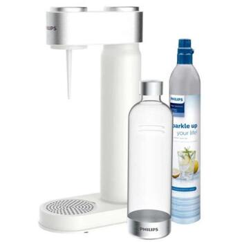 Philips Газированный напиток ADD4902WH/10, 1л, 23.95см, 12.45см, 42.35см, CO2 баллон, бутылка, без BPA (ADD4902WH/10)