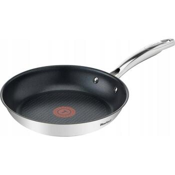 Tefal Panna G7320434, 24cm, 1.8L, nerūsējošais tērauds, fiksēts rokturis, piemērota indukcijas plītīm (G7320434)