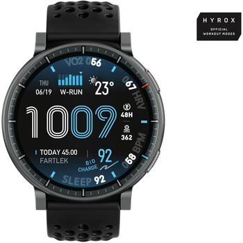 Huami смарт-часы W2556GL1N, 3.81см, AMOLED, 480x480, 64МБ, 4ГБ, 658мАч, Bluetooth 5.3, 24 дня, водонепроницаемость 5ATM (W2556GL1N)