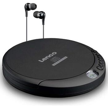 Lenco MP3 pārnēsājams CD atskaņotājs ar triecienizturīgu aizsardzību, melns (CD-200)
