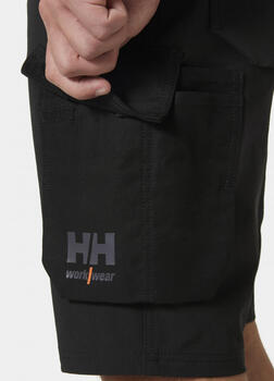 Helly Hansen darba šorti 77506_990-C48, 94% poliamīds 6% elastāns, melni, C48, 4 virzienos elastīgs audums, HH Connect (77506_990-C48)