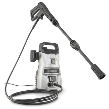 Powerplus мойка высокого давления POWXG90401, 1400 Вт, 110 бар, 390 л/ч, 3 м шланг, 5 м сетевой кабель (POWXG90401)