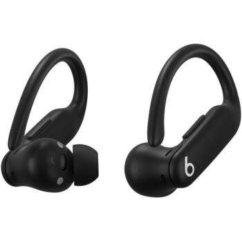 Beats bezvadu austiņas Powerbeats Pro 2 MX723ZM/A, Bluetooth, 10h, aktīvā trokšņu slāpēšana, ūdensizturīgas, melnas (MX723ZM/A)