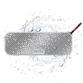 Hama Bluetooth колонка 00188227, 8W, IPX4, 10ч время работы, USB-C, Bluetooth 5.1, TWS, функция громкой связи (00188227)