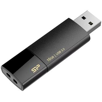 Silicon Power USB-флеш-накопитель Blaze B05 SP016GBUF3B05V1K, 16GB, USB 3.1 Gen 1, USB Type-A, черный, LED-индикатор (SP016GBUF3B05V1K)