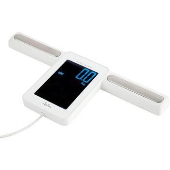 Jata HBAS2501 напольные весы, 180кг, 0.1кг, Bluetooth, LCD, 8 датчиков, анализ жира/мышц/воды/костей, автоотключение (HBAS2501)