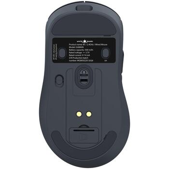 White Shark Pele GAWAIN-B, 500mAh, 12000DPI, 56g, 5 pogas, USB-C, Bluetooth 5.2, RF 2.4 GHz (GAWAIN-B)