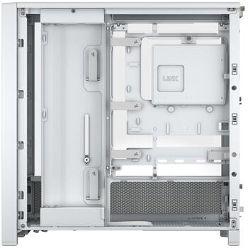 Corsair корпус для ПК FRAME 4000D RS ARGB CC-9011297-WW, Mid-Tower, белый, ATX, 3x120мм ARGB вентилятора, закаленное стекло (CC-9011297-WW)