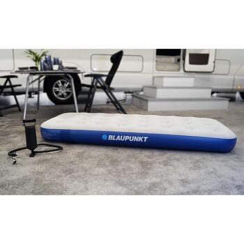 Blaupunkt Одноместный Надувной Матрас IM210, 188см, 73см, 22см, 227кг, Велюр, Включен ручной насос (IM210)