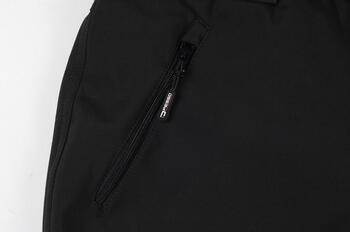 Pesso Ziemas bikses BARNABI-2XL, 2XL, melnas, vēja un ūdens necaurlaidīgas, flīsa odere, sintepona odere, bikšturi (BARNABI-2XL)