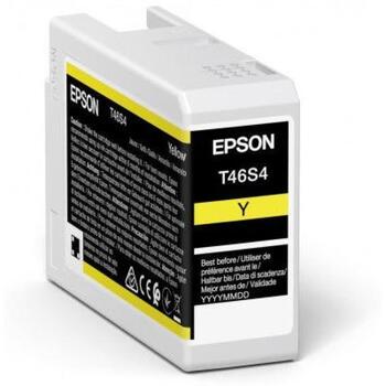 Epson T46S4 C13T46S400, 25ml, dzeltena, 1 iepakojums, Epson UltraChrome PRO (C13T46S400)