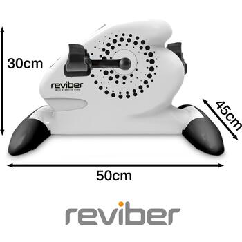 Reviber Motorizēts velotrenažieris RV-BIMI/ER-08, 20W, 5 masāžas režīmi, 12 ātrumi, vadu rokas pults, neslīdošas kājiņas (RV-BIMI/ER-08)