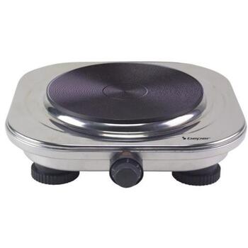 Beper Мини-плита P101PIA100, 1500W, 185mm, чугунная плита, термостат, индикатор готовности, защита от перегрева (P101PIA100)