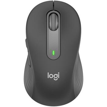Logitech USB datorpele Signature M650 910-006253, 4000 DPI, 5 pogas, Bluetooth, akumulators AA, grafīta krāsa (910-006253)