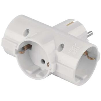 Emos Множественные розетки P00242, 3x2P+PE, 2300W, IP20, белый, пластик, 1 шт, подвесной (P00242)