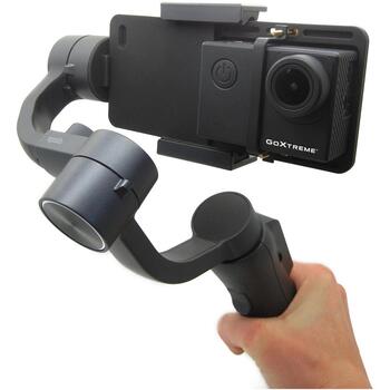 Goxtreme GX4 Стабилизатор 55245, 3 оси, 3600 мАч, 8ч, 330° наклон, 360° панорама, 160° поворот, Bluetooth, защитный чехол (55245)