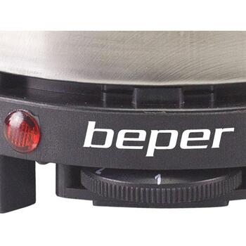 Beper Мини-плита P101PIA003, 100mm, 1, термостат, чугунная плита, защита от перегрева, нескользящие ножки (P101PIA003)