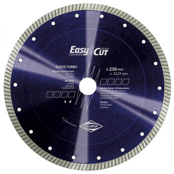 Cedima Алмазный резак Fliese Turbo 50007023, 125x1,5/22,23mm, 0,12кг, керамика, твердый камень (50007023)