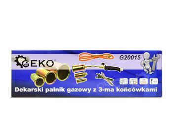 Geko G20015 Пропановая горелка, 20кВт, 25-35-50мм, шланг 1,5м (G20015)