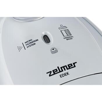 Zelmer Пылесос ZVC251 Edek 81605774P, 800 W, 2.5 л, регулируемая мощность, телескопическая труба, резиновые колеса (81605774P)