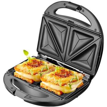 Adler tosteris, CR 3057, 1200 W, 220-240 V, 50 Hz, LED indikatori, melns/sudrabs, nelīpoša pārklājuma (CR 3057)