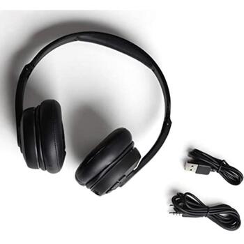 Skullcandy Наушники Cassette S5CSW-M448, 30Ω, 20-20000Hz, 22ч, Bluetooth 5.3, микрофон, складные, черные (S5CSW-M448)