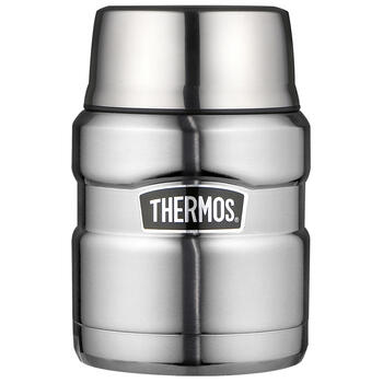 Контейнер для еды «King» с ложкой, нержавеющая сталь, 0,47 л, R910501 THERMOS (R910501)