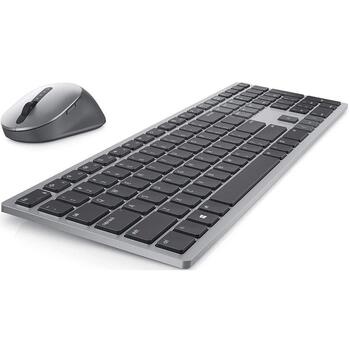 Dell Precision uzgaļu komplekts Pro Plus KM7321W 580-AJQJ_LT, 2.4 GHz, Bluetooth, 7 pogas, QWERTY, titāna pelēks (580-AJQJ_LT)