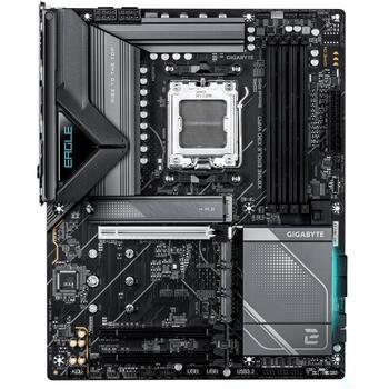 Gigabyte mātesplate X870E EAGLE X WF7, ligzda AM5, DDR5 9000MHz, 4xDIMM, 256GB, 4xM.2, PCIe 5.0, Wi-Fi 7, 5GbE, USB4, ATX (X870E EAGLE X WF7)