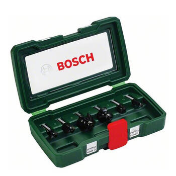 Frēžu komplekts ar 6 daļām 8 mm kāts 2607019463 BOSCH (2607019463)
