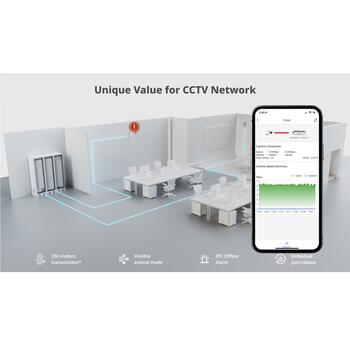 Ruijie умный облачно-управляемый коммутатор Gigabit PoE+ RG-ES228GS-P, 24x PoE+ 30Вт, 370Вт, 56Гбит/с, 4кВ, 2x SFP, 1U (RG-ES228GS-P)