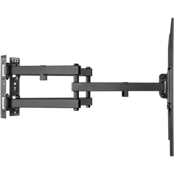 Sbox Kronšteins PLB-1348-2, 32-70 collu, 75x75-600x400, 45kg, melns, tērauds, plastmasa, noliecams-grozāms (PLB-1348-2)