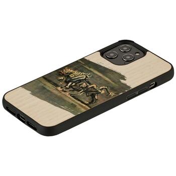 Man&Wood чехол M8673B, 6.1, дерево, поликарбонат, совместим с Apple iPhone 12/12 Pro, с изображением (M8673B)