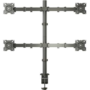 Onkron монитор, D421E-B, 13-32 дюйма, 32 кг, 75 x 75 мм, 100 x 100 мм, черный, регулировка высоты, угол наклона -90 - 90° (D421E-B)