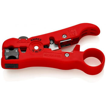 Инструмент для снятия изоляции, RG 59, RG 6, RG 7, RG 11 166006SB KNIPEX (16 60 06 SB)