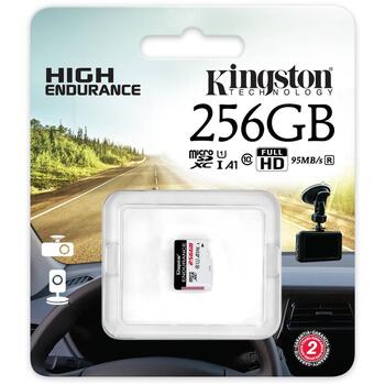 Kingston Карта памяти SDCE/256GB, 256 GB, microSDXC, A1, UHS-I, 95 MB/s, 45 MB/s (SDCE/256GB)