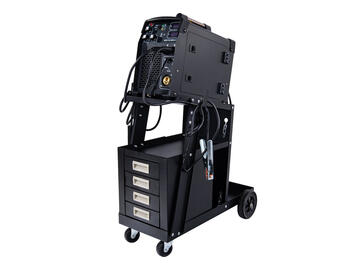 Geko сварочная тележка G80088, 70.5x70.5x40см, 2 полки, 4 ящика, 2 колеса 15см, 2 поворотных колеса 360° (G80088)