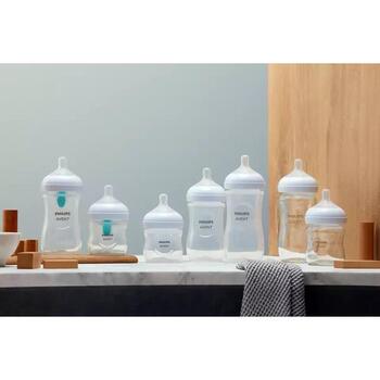 Philips Avent Natural Response pretkoliku pudelīte SCY670/01, 125 ml, 0m+, silikona knupītis, AirFree vārsts, nesatur BPA (SCY670/01)