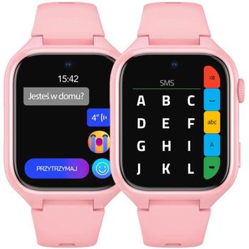Stelio Умные часы для детей ST-SWJ102-PK, 4G, 8GB, 1.78'', IP67, GPS, SOS кнопка, мониторинг здоровья (ST-SWJ102-PK)