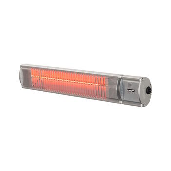 Eurom Golden 2200 Comfort RCD инфракрасный уличный обогреватель для террасы 2200W IP65 пульт управления настенный до 25m2 серебристый (334524)