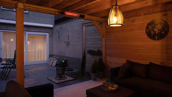 Infrasarkanais sildītājs 2500 W sienas stiprināšanai terasēm un lapenēm RD-DARK-25 Sunred (RD-DARK-25)