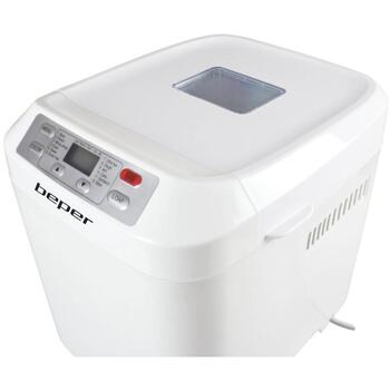 Beper Хлебопечка BC.130, 550 W, 0.6 kg, 12 программ выпечки, таймер на 13 часов, поддержание тепла 1 час (BC.130)