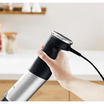 Tefal Погружной блендер HB671830, 1000 Вт, 20 скоростей, Турбо режим, Черный/Нержавеющая сталь (HB671830)