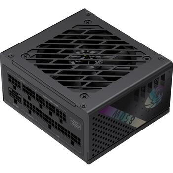 Gamemax barošanas bloks GS 850G, 850 W, SFX, Pilnībā modulārs, 1 x 24 pin ATX, 2 x 8 pin, 4 x 8 pin PCIe, 1 x 16 pin 12V, 6 x SATA (GS 850G)