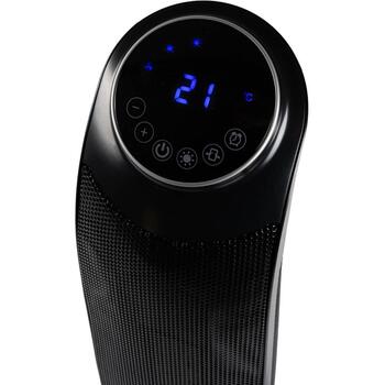 Eurom HI-Tower 2200 Wifi 342765, 2200 Вт, 3 режима мощности, термостат, защита от перегрева, выключатель при опрокидывании (342765)