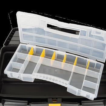 Vorel 78734 instrumentu kaste ar noņemamu organizatoru, 460x220x620/840 mm, PP, 2 riteņi, rokturis, sērija GRF (78734)