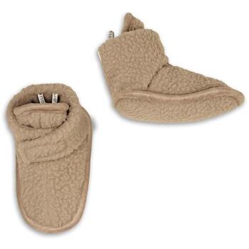Lodger Teddy тапочки SLT 630_6-12, 6-12M, 100% полиэстер, липучка, нескользящая подошва, песочный цвет (SLT 630_6-12)