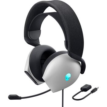 Dell Alienware Wired Gaming Headset AW520H 545-BBFJ, 2м, 32Ω, шумоподавление, RGB подсветка, 3.5mm разъем (545-BBFJ)