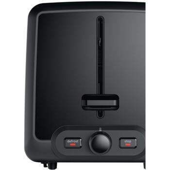 Bosch DesignLine Maizīšu sildītājs TAT4P429, 970 W, 2, Nerūsējošais tērauds, Varš/Melns, Automātiska izslēgšanās, Augsts pacēlums (TAT4P429)